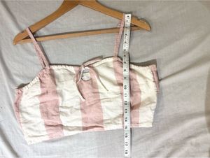 Striped Tie-Front Cami Top