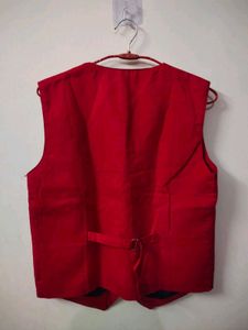 Red Formal Vest