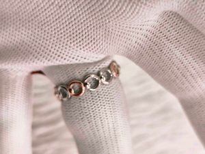 Two-Tone Circle Link Ring
