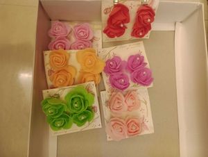Rose Hair Clips (Set of 4)