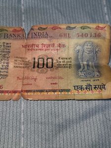 Old 100 Rs Note .