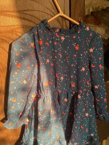 Green Dress - 4 To 5 Age Kid