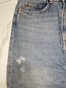 h&amp;m wide leg jeans high waist