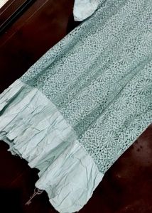 Light Sea Green Lace Top For 46 Bust