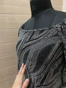 imported party glitter top