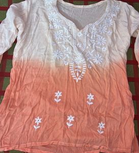 Ombre Embroidered Tunic