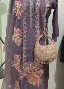 Beautiful Partywear 3 Piece Suit