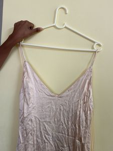 Elegant Pink Slip Dress