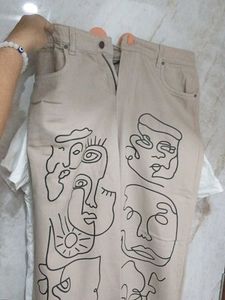 Abstract Art Jeans