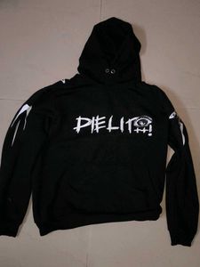 Playboycarti Dielit Graphic Hoddie Black