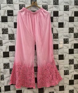 Mirror Work Chickenkari Kurta