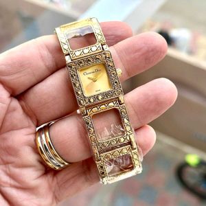 Christian Dior Gold Watch