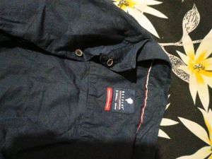 dark blue shirts