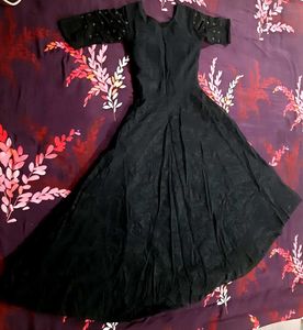 Elegant Black Kurta/gown Set