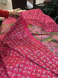 gandhi ashram pure silk saree with blouse