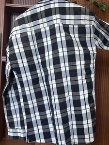 Classic Black &amp; White Plaid Button-Down