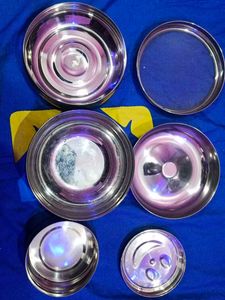 Steel Tiffin Set Combo Of 3