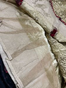 Embroidered Velvet Lehnga With Blouse N Dupatta