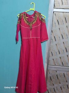 Cute Pink Ethnic Dress