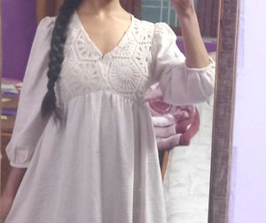 Crochet Detail Dress