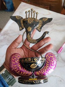 Beautiful Ganesh Idol In Metal Body