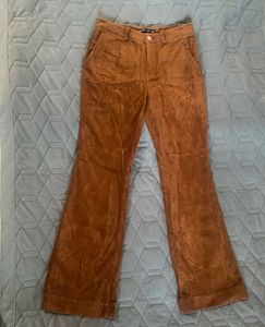 Brown Flared Pants