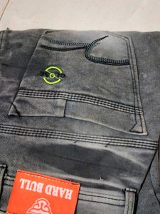 Hard Bull Grey Denim Jeans