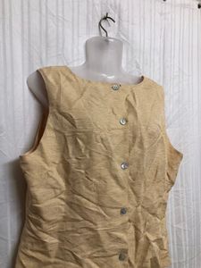 Casual Corner Cream Waistcoat