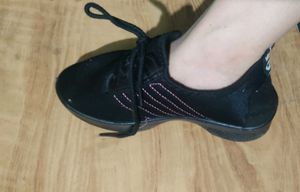 Black Sneakers With Sole Imported From China