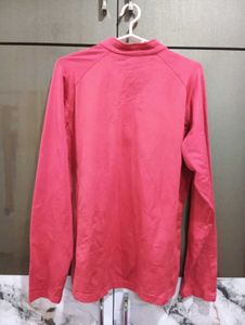 Pink Striped Long Sleeve Top