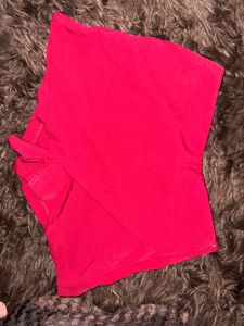 Marron skorts