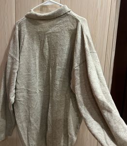 Vintage Patterned Knit Sweater