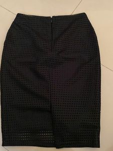 Van Heusen Black Casual Skirt