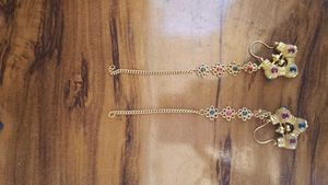 Artificial Himachal Gokhru Earrings!!