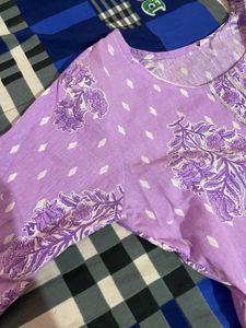 Lavender Long Kurta