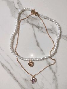 Layered Heart Necklace