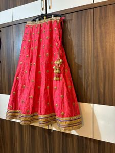 Pink &amp; Purple Lehenga Set