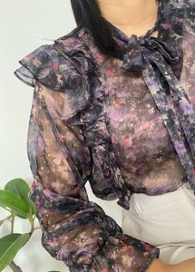 Sheer Chiffon Tops