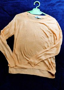 Peach Long Sleeve Top
