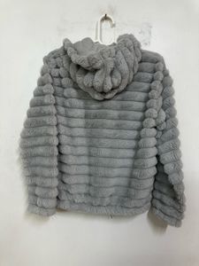 Fuzzy Grey Hoodie