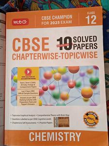 CBSE 10 Years Chapter Wise Class 12