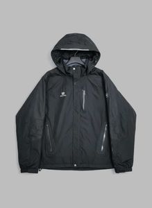 Stylish Black Windbreaker