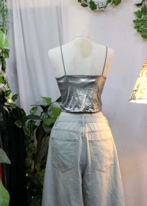 Silver Shimmer Cami Top