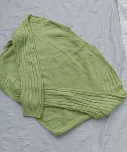 H&amp;m Cable Knit Cropped Sweater