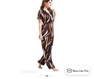 Satin Polyester Printed Nightsuit