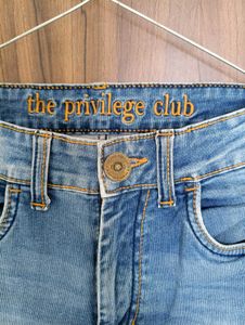 Light Blue Denim Jeans For Men