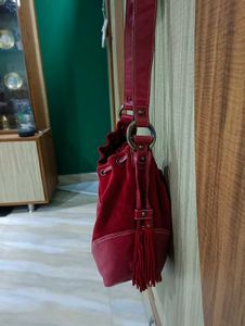 imported Red Handbag