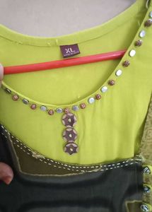 Lime Green Frock