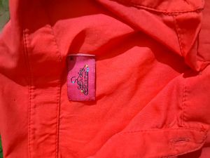Coral Short Sleeve Blouse