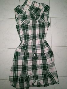 Plaid Shirt Dress